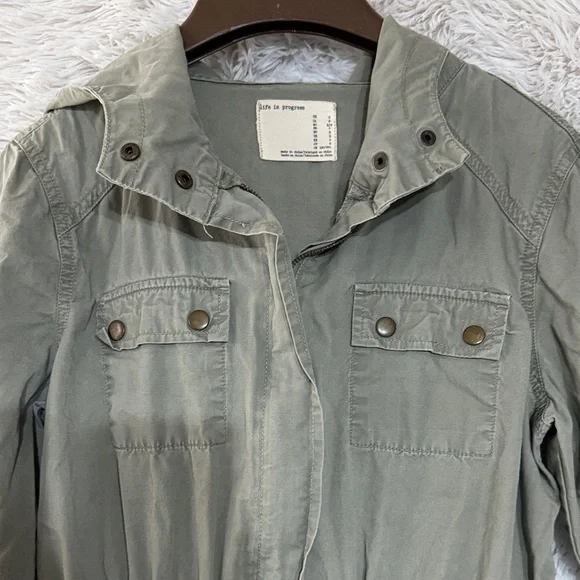 Life in Progress Sage Utility Jacket - Picture 2 of 9